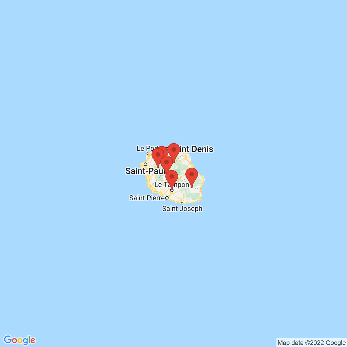 Carte du voyage BALADE CRÉOLE